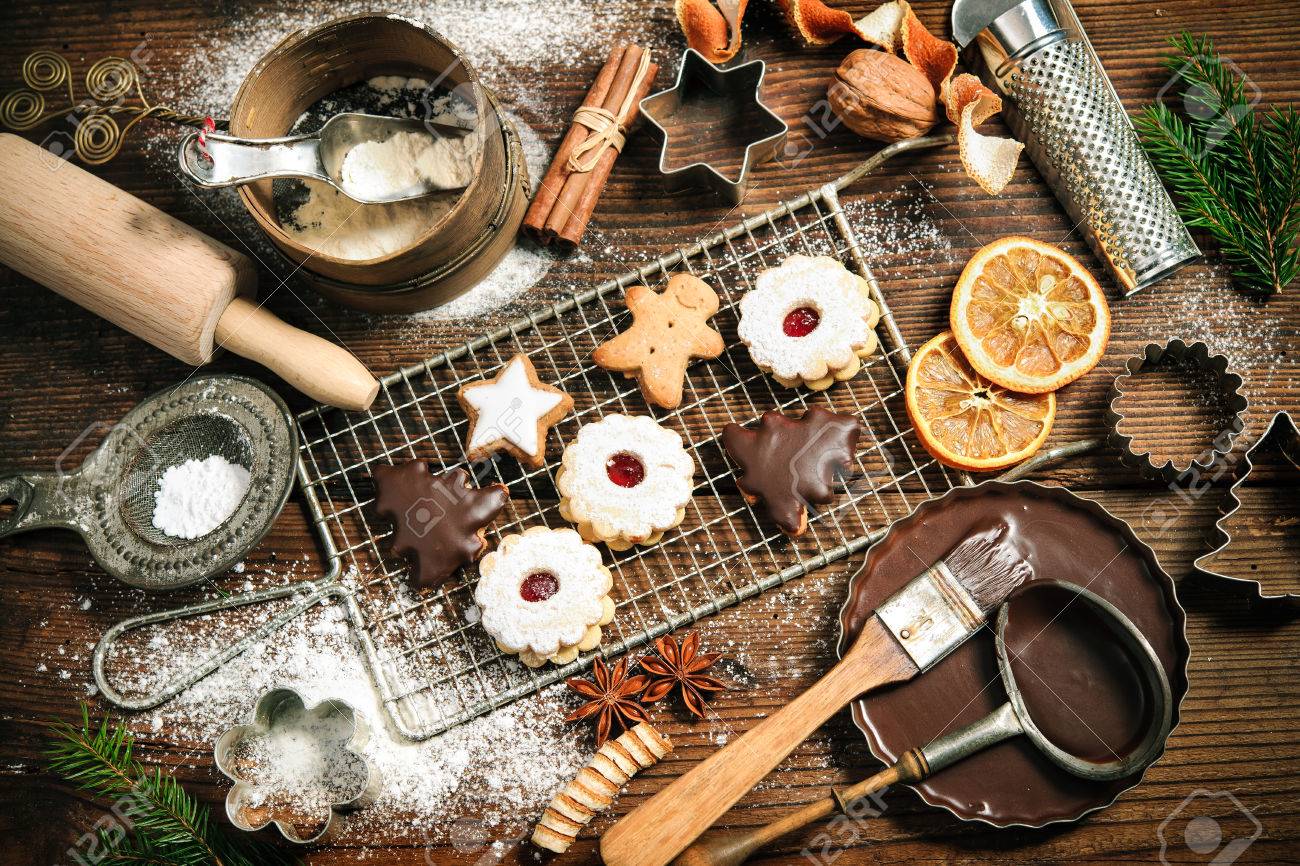 Christmas baking