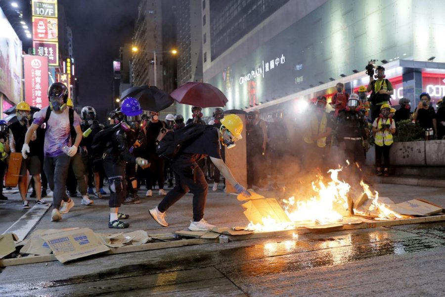 A Student Died During Demonstration Between Hong Kong and Chinese