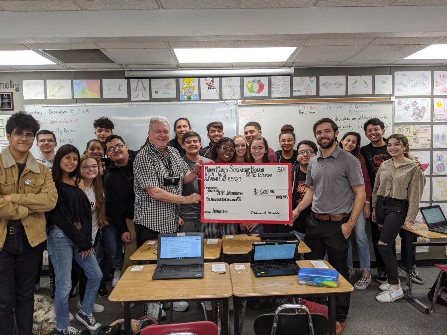 Beloved Sub Mr. Murillo Gives Back to AFHS Students