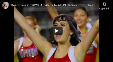 Dear Class Of 2020: A Tribute to AFHS Seniors from The Owl Family