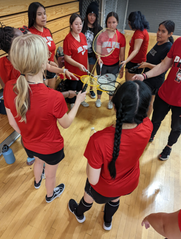 Girl’s Badminton Team Racks Up!