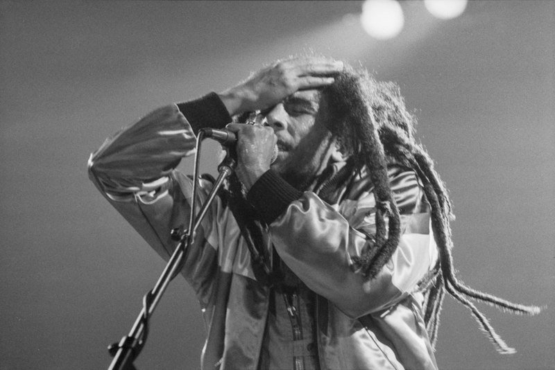 Bob Marley Singing
ETH-Bibliothek Zürich, Bildarchiv / Fotograf: Lüthy, Patrick / Com_L29-0351-0005-0005 / CC BY-SA 4.0, CC BY-SA 4.0, via Wikimedia Commons