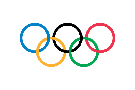 Olympic Flag
Original author: Pierre de Coubertin (1863-1937), Public domain, via Wikimedia Commons