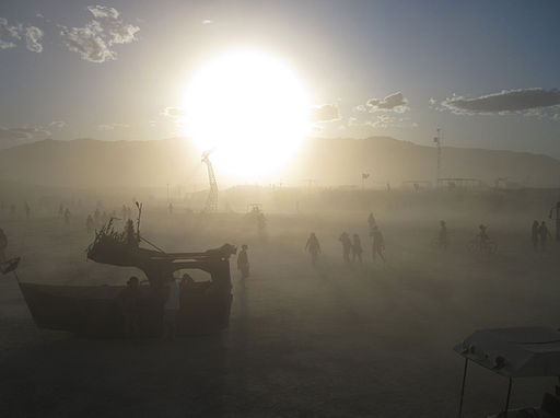 Dust Storm in Black Rocks
Brocken Inaglory, CC BY-SA 3.0, via Wikimedia Commons
