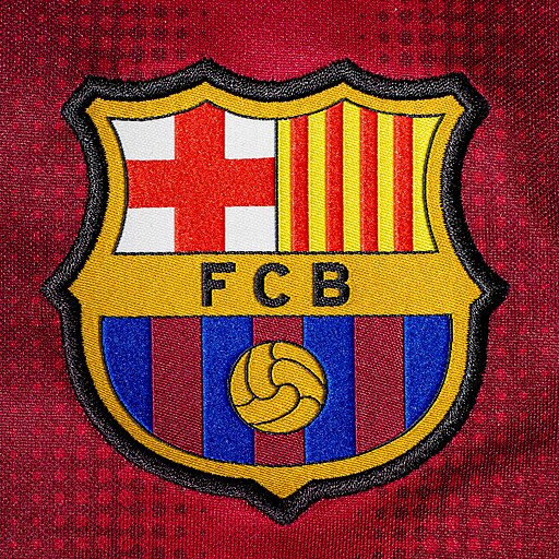 FC Barcelona Logo 2024 SJP Shirt
JampsMediaHouse, CC BY 4.0, via Wikimedia Commons