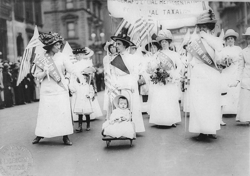 Feminist Suffrage Parade in New York City
See page for author, Public domain, via Wikimedia Commons