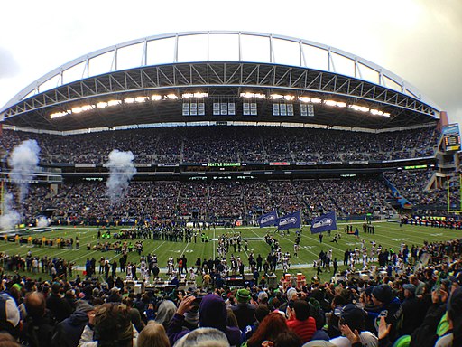 Seahawks stadium
dnak, CC BY 2.0, via Wikimedia Commons