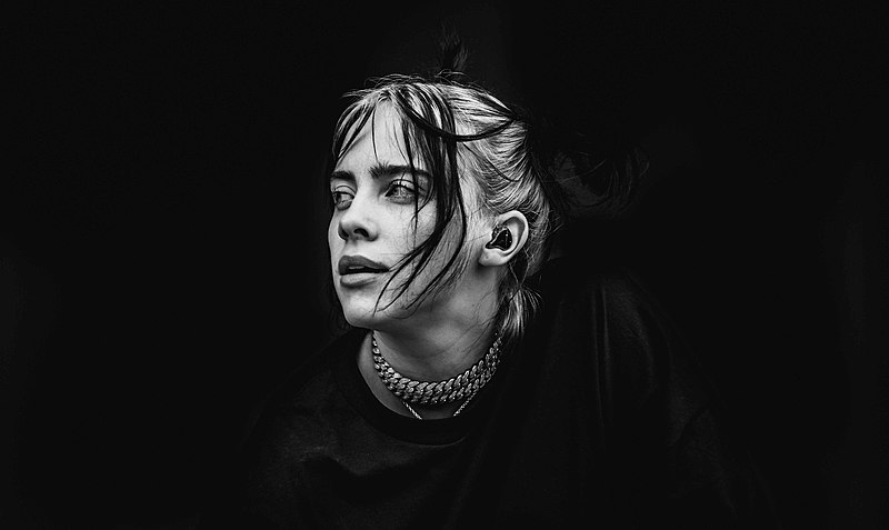 Billie Eilish 
crommelincklars, CC BY 2.0, via Wikimedia Commons
