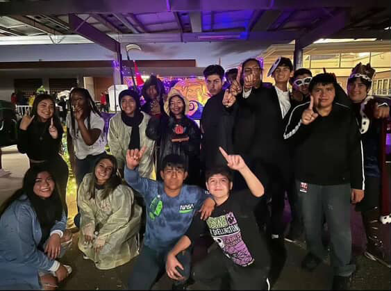 Anthony with Friends