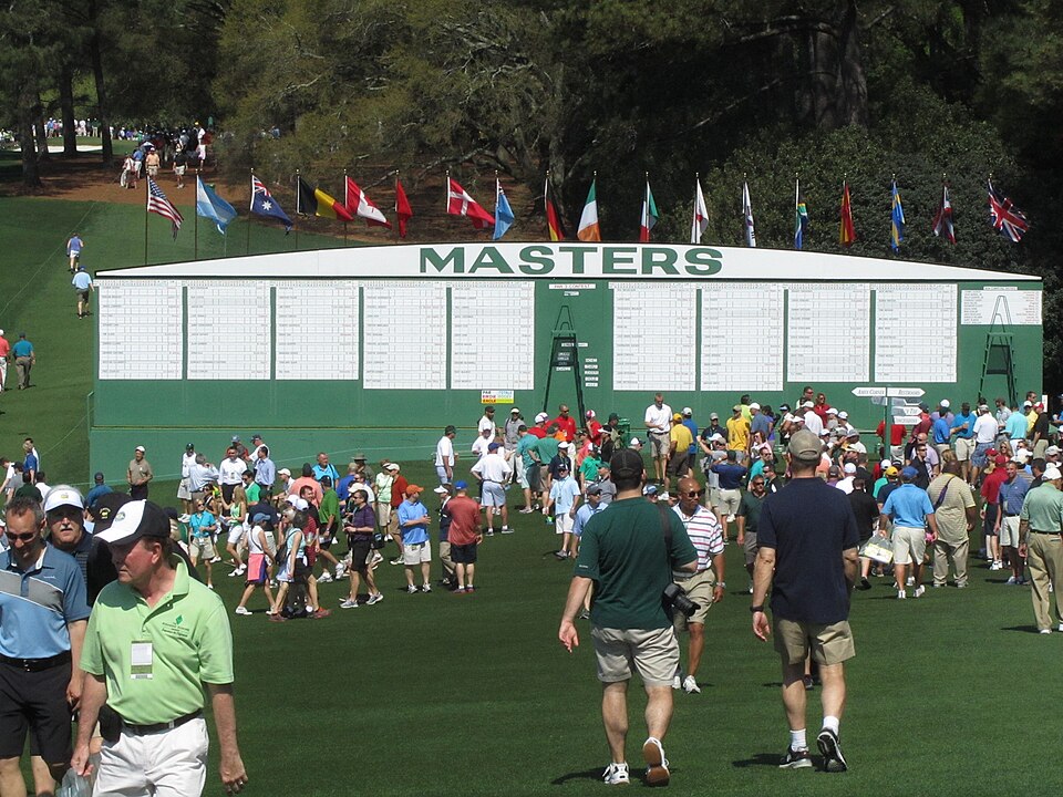 The Masters
Dan Perry from Atlanta, USA, CC BY 2.0, via Wikimedia Commons