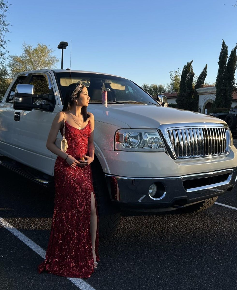 Lauren Dominguez at prom